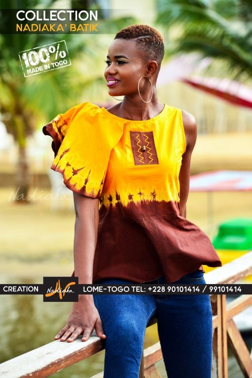 Top batik brodé – Image 3