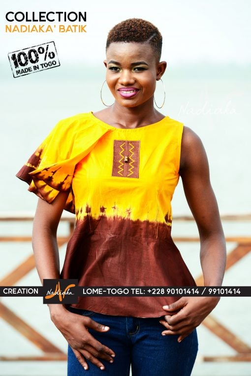 Top batik brodé – Image 2