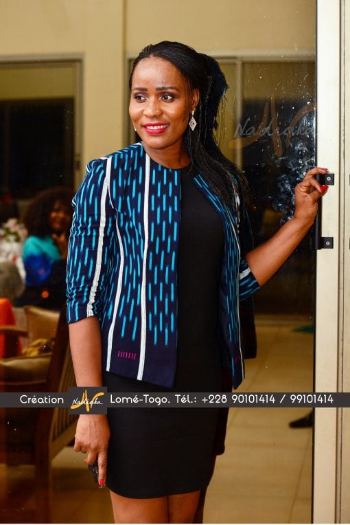 Ensemble robe et veste pagne tissé – Image 2