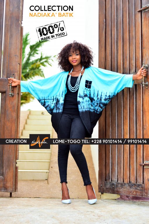 Top kimono batik
