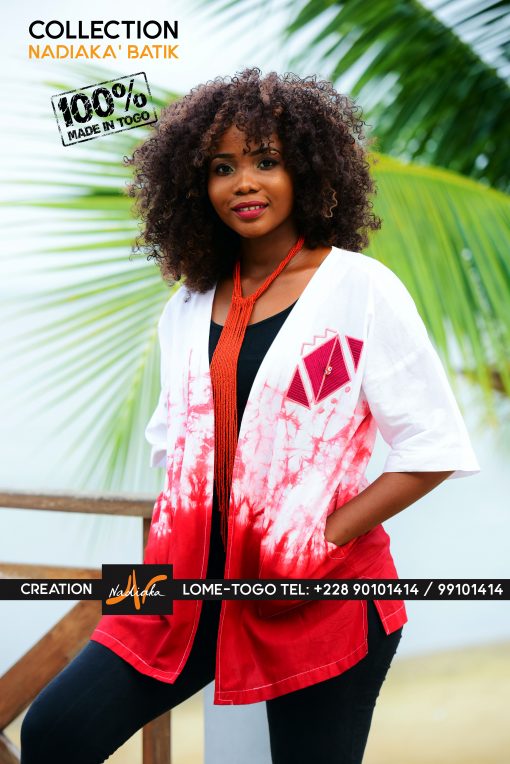 Top kimono batik brodé – Image 2
