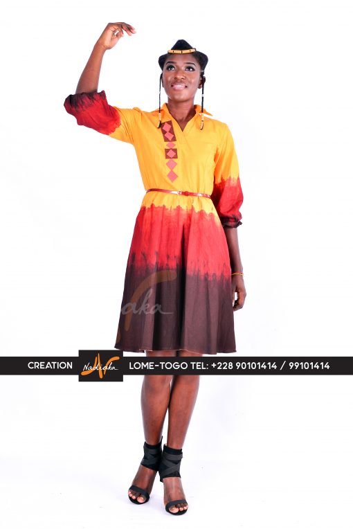 Robe Batik Brodée – Image 4