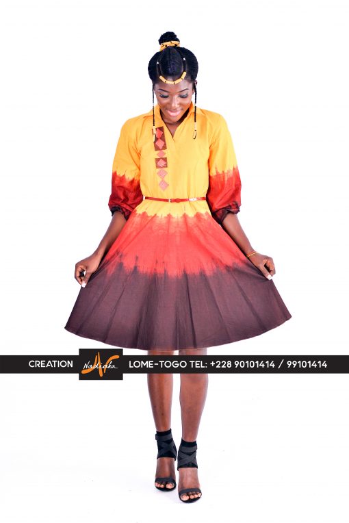 Robe Batik Brodée – Image 2