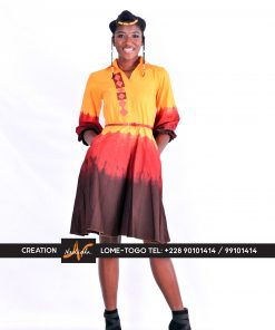 Robe Batik Brodée
