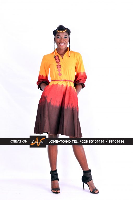 Robe Batik Brodée