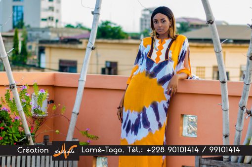 Robe tunique longue brodée – Image 2