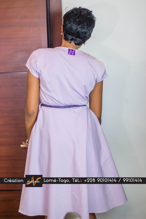 Robe courte brodée – Image 2