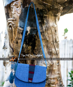 Sac bandoulière "Apo'Mi" Bleu