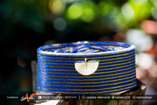 Chapeau traditionnel Nadiaka orné – Image 3