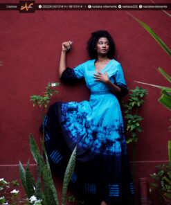 Robe longue brodée 