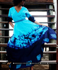 Robe longue brodée 