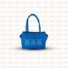 Sac à main brodé “Apo’Mi” couleur bleu