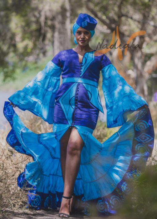 Robe longue volantée – Image 2