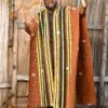 Super cape en pagne tissé Faso danfani authentique