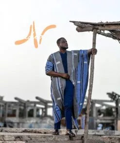 Super cape en pagne tissé Faso danfani authentique