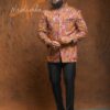 Veste en pagne tissé Kenté