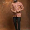 Veste en pagne tissé Kenté